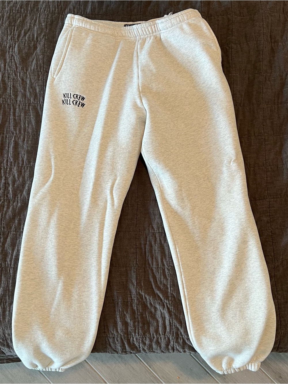 HEAVYWEIGHT LUX "SIMPLE" SWEATPANTS - GREY